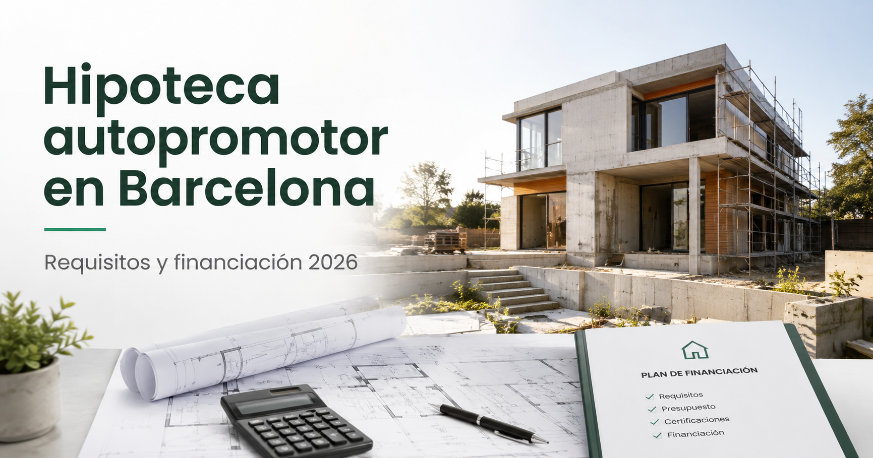hipoteca autopromotor en barcelona